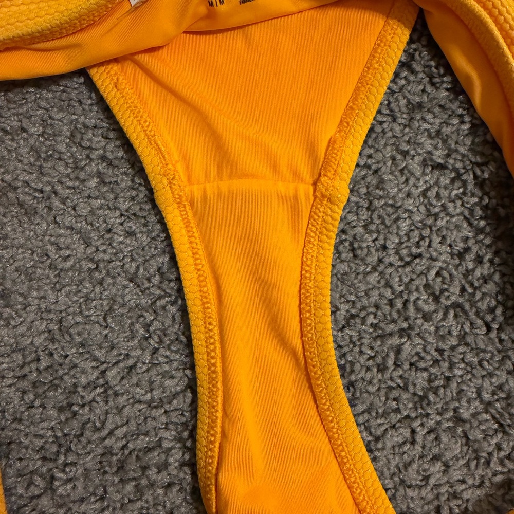 Aerie Bright Orange Bikini Set - Picture 4 of 6